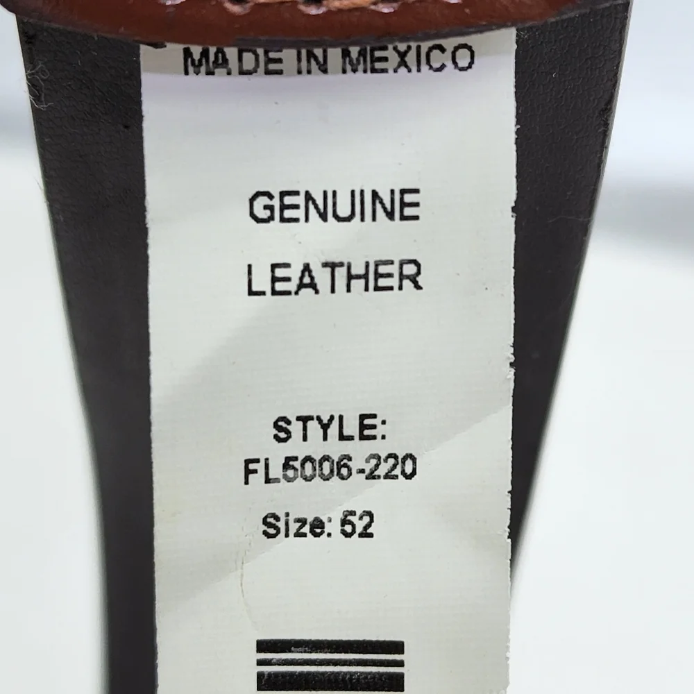 Florsheim Men's Carmine Genuine Leather Belt - Picture 5 of 6